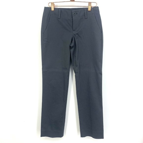 Size 00 Theory Cotton Dress Pants Cropped Pants - Picture 1 of 7